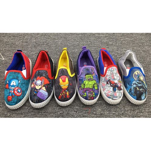 marvel slip on shoes
