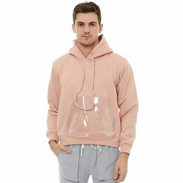 nude color hoodie