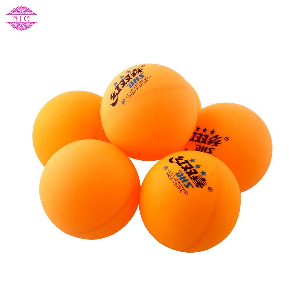 100Pcs DHS 3-Stars 40mm Olympic Table Tennis Orange Ping pong Balls 
