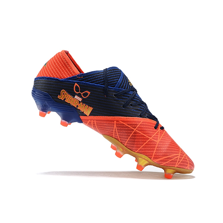Adidas Nemeziz Messi 19.1 FG Bandage Waterproof Football Shoes 39-45  Spider-Man Color | Shopee Philippines