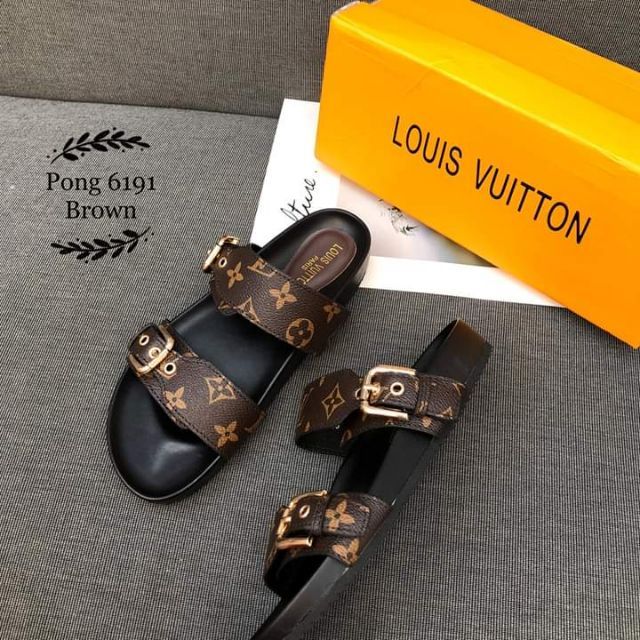 LOUIS VUITTON SANDALS with complete inclusions | Shopee Philippines