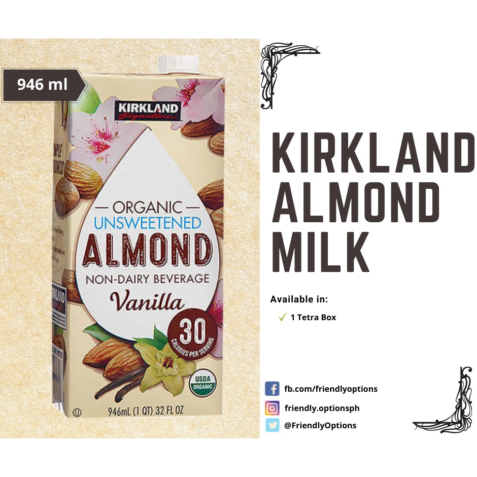 Kirkland Almond Milk 946ml Shopee Philippines