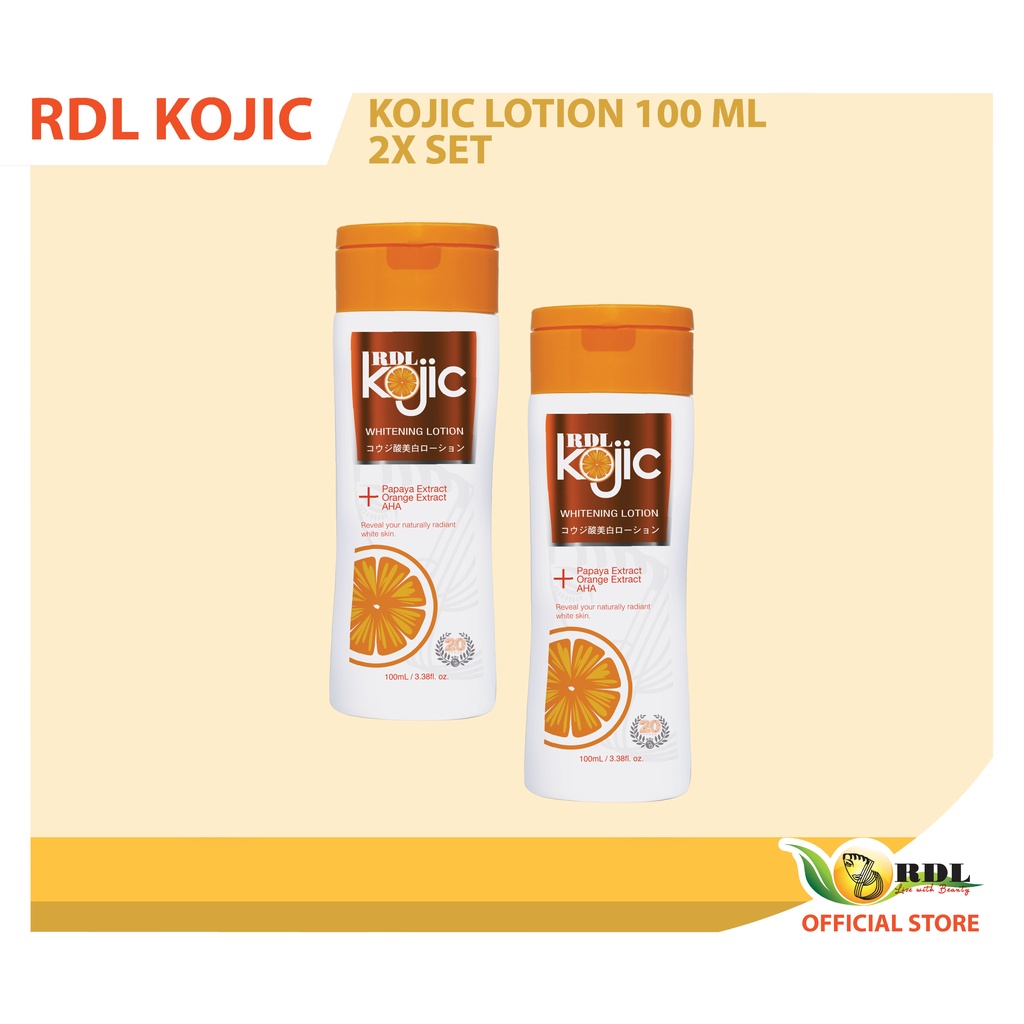 RDL Kojic Lotion 100ml (Set of 2) Shopee Philippines