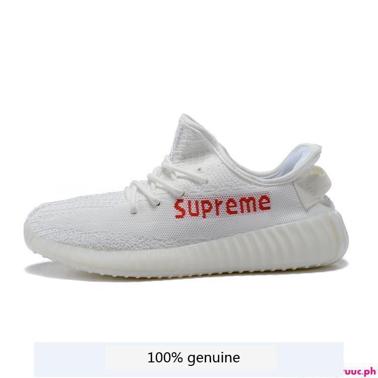 all white yeezys 350