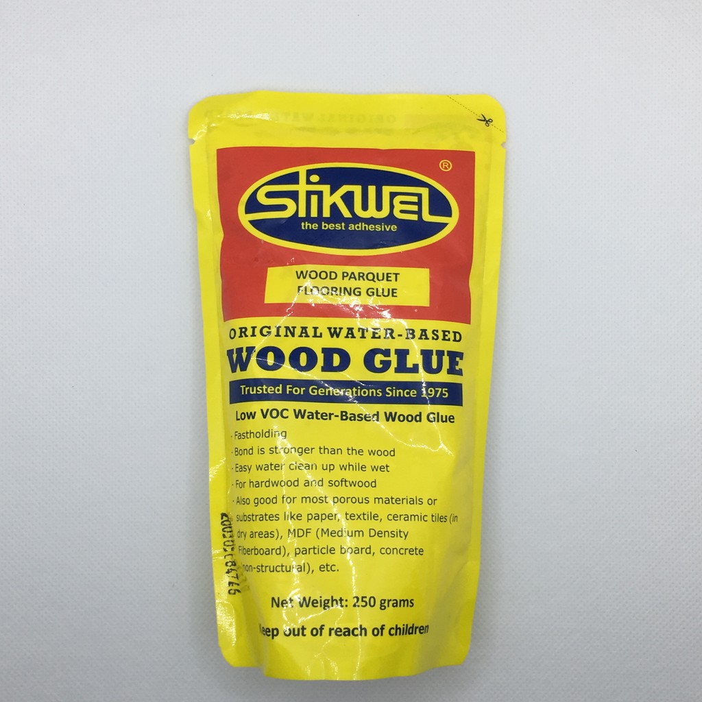 STIKWEL WATERBASED WOOD PARQUET FLOORING GLUE 250G / 500G / 1000G