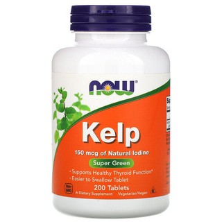Now Foods, Kelp, Supports Healthy Thyroid Function, Dietary Supplement