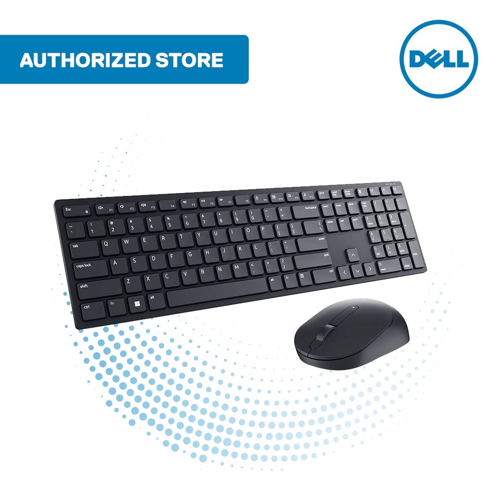 Dell km5221w pro wireless keyboard and original mouse combo shopee