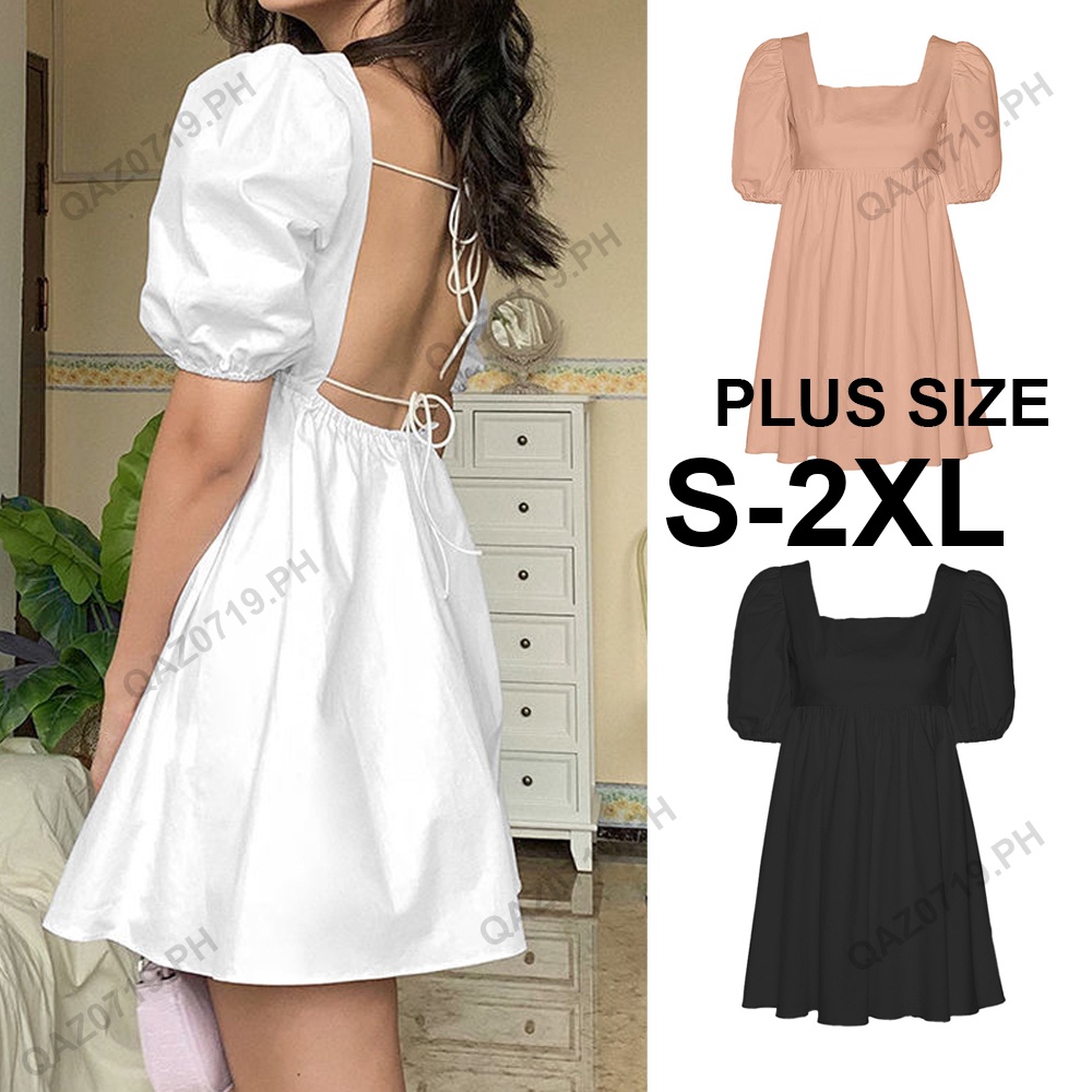 white+dress+casual - Best Prices and Online Promos - May 2022 | Shopee  Philippines