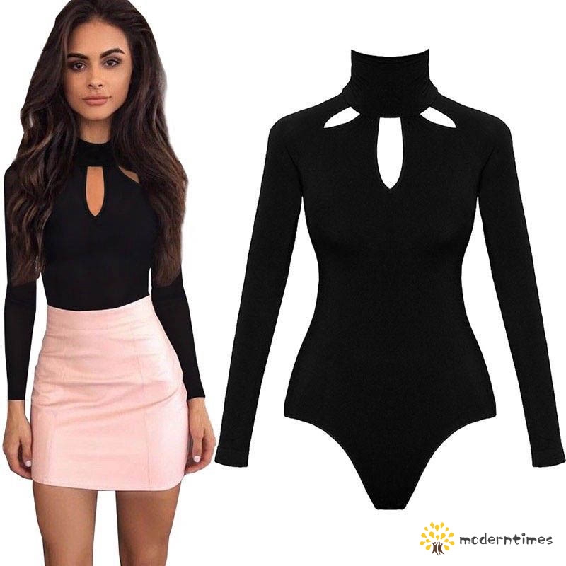 ladies black bodysuit