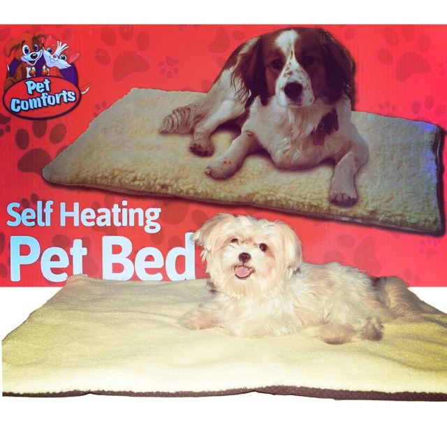 self heating pet bed large