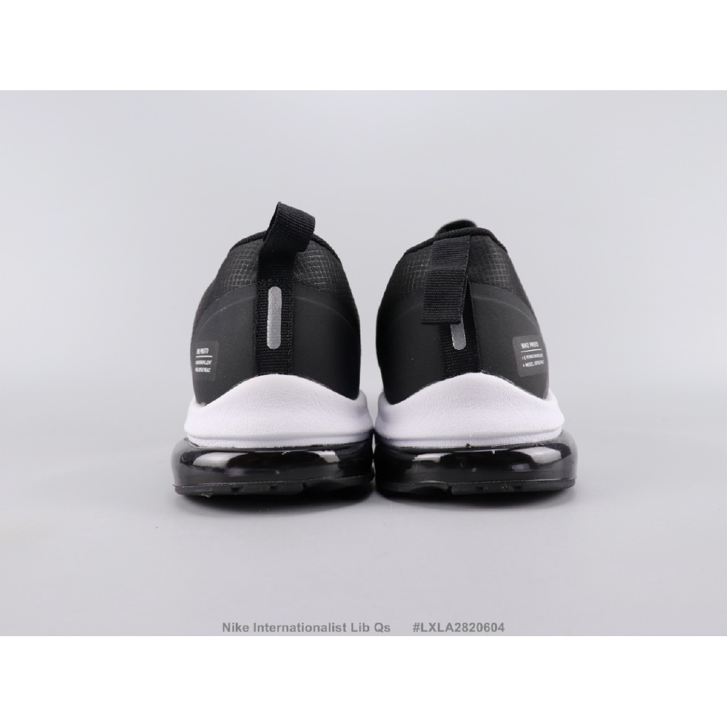 nike black and white internationalist trainers