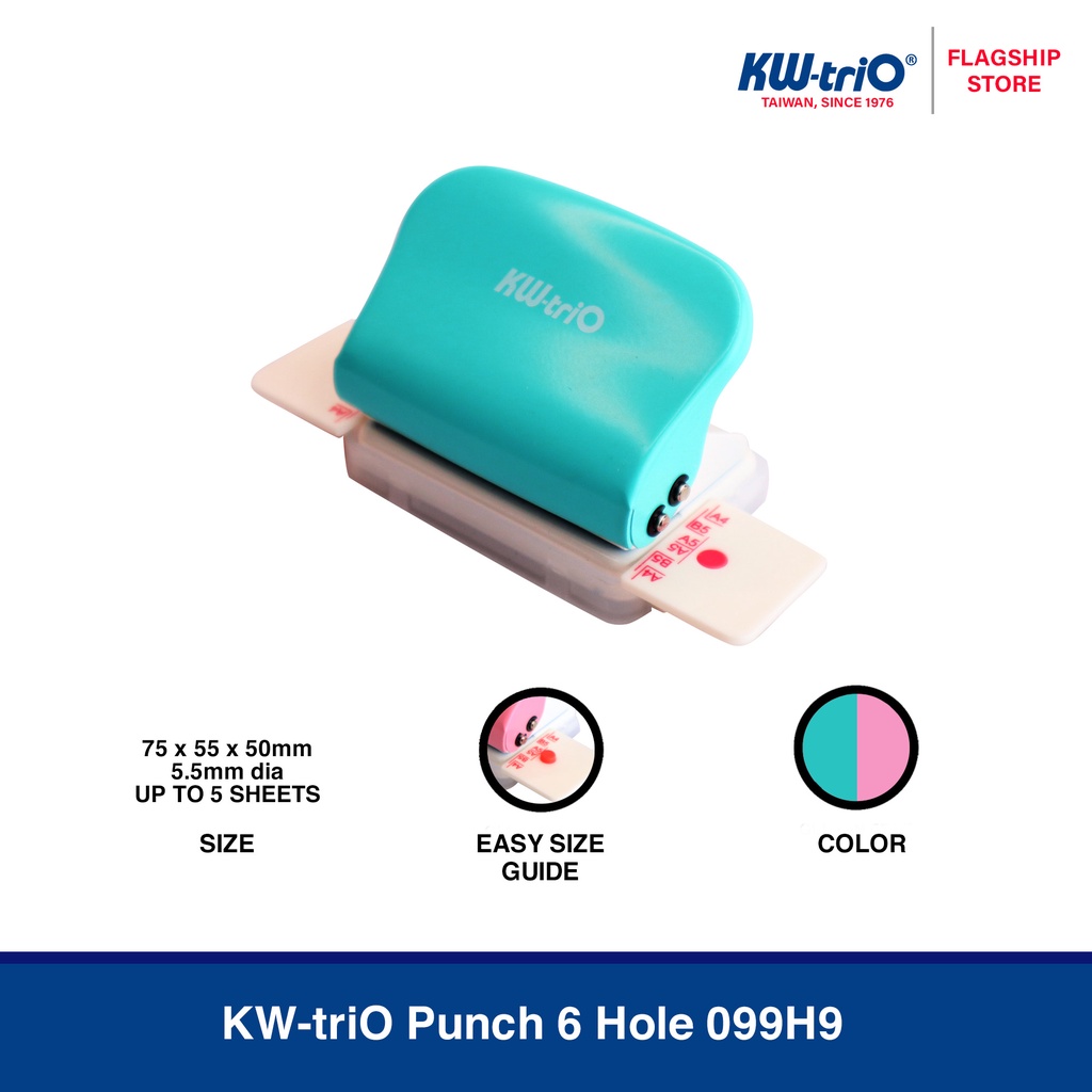 Kwtrio 6 Hole Punch 099H9 [151799H9] Shopee Philippines