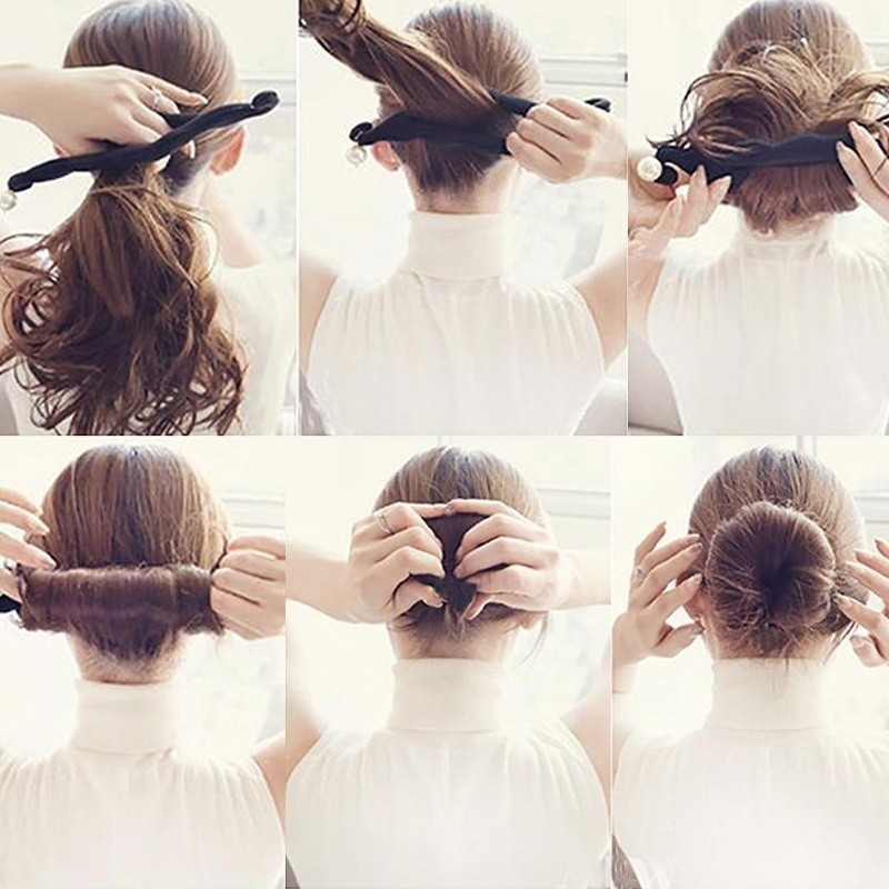 Magic Sponges Styling Hair Clip Quick Messy Bun Hairs Tools