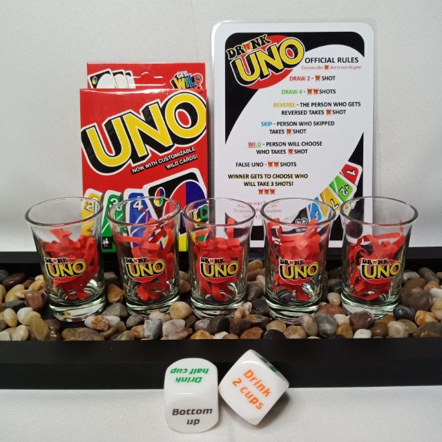 Drunk UNO Game Set - W/ Drink Decider Dice | Shopee ...