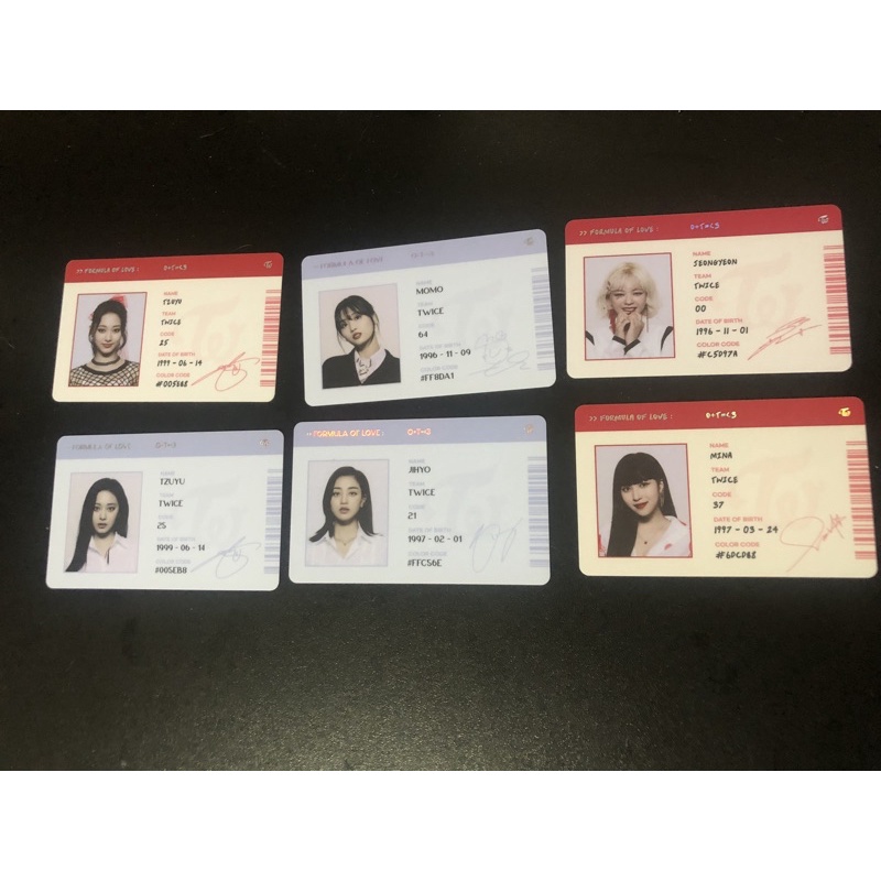 TWICE FORMULA OF LOVE IDs Shopee Philippines