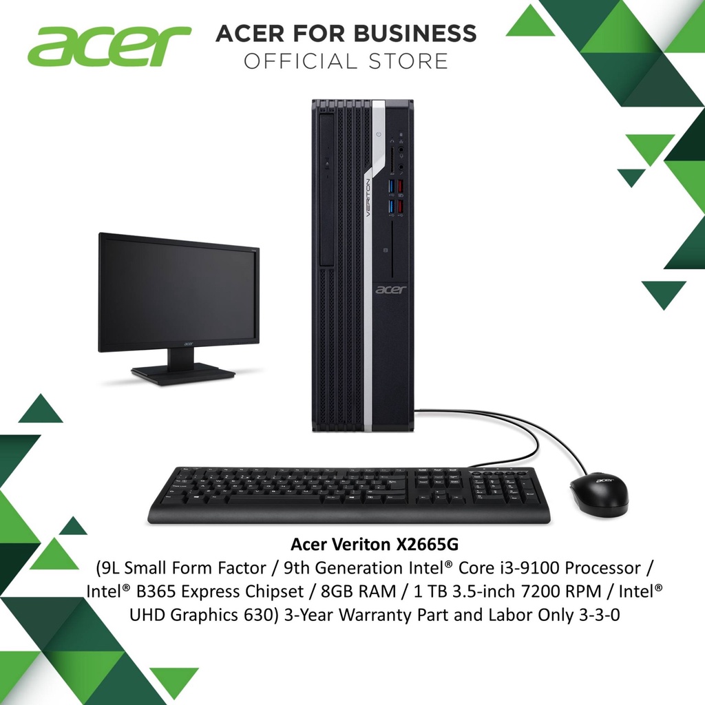 Acer VeritonX2665G VX2665G-H58V Win10Pro-
