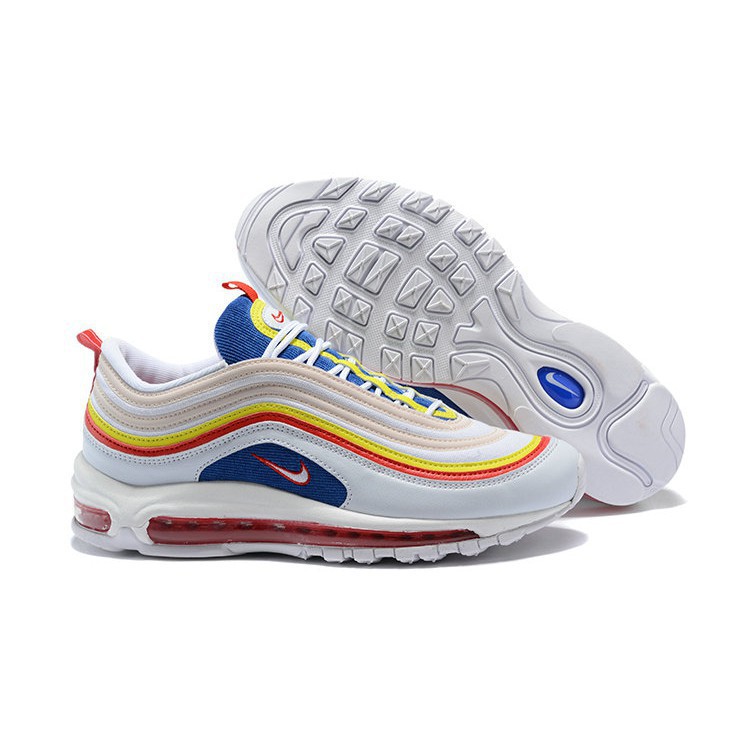 white blue red yellow air max 97