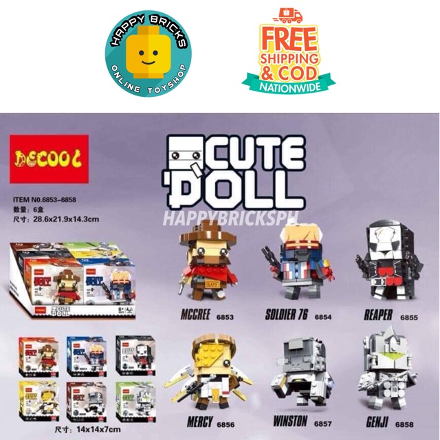 brickheadz overwatch