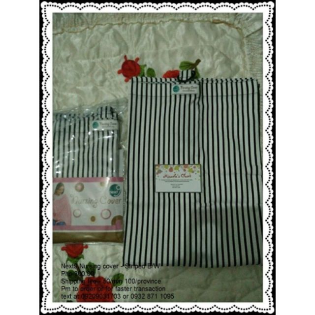 nursing cover with window