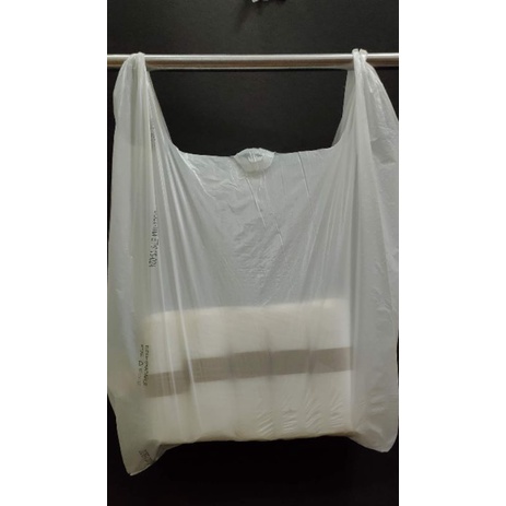 BIODEGRADABLE WHITE Sando Bag Plastic Bag (Tiny, Medium,Large)