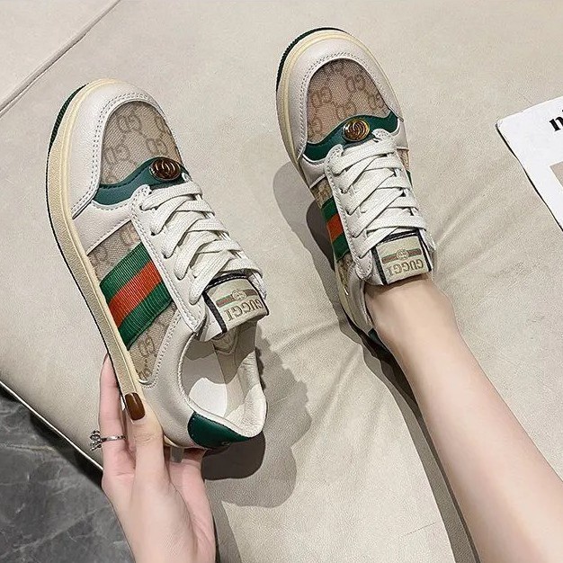 The Latest Korean Women S Sneakers Shoes Imported Holographic Shoes Teenage Girls Size 36 40 Shopee Philippines
