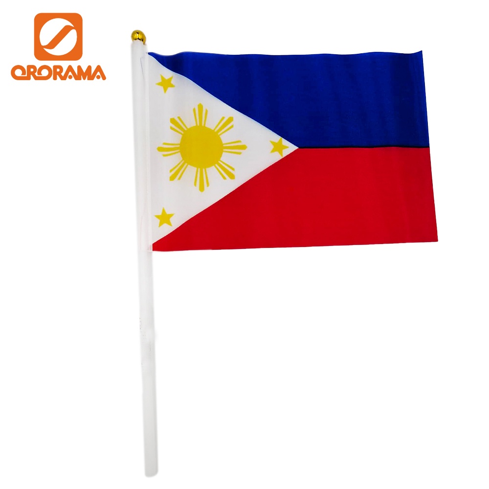 Philippine Flag Nylon Flaglet with Stick Small Size For Cars Shopee