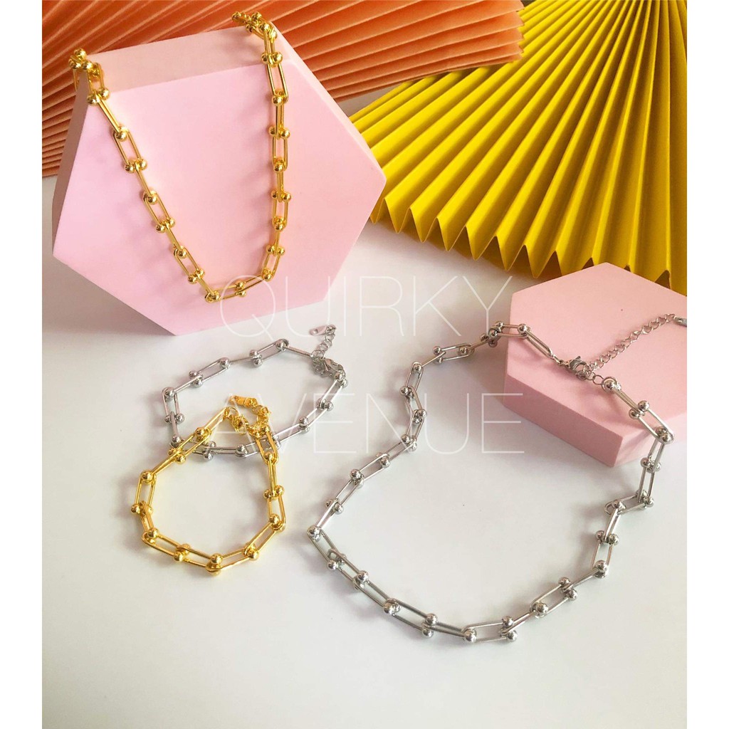 Hardware Necklace and Bracelet Shopee Philippines