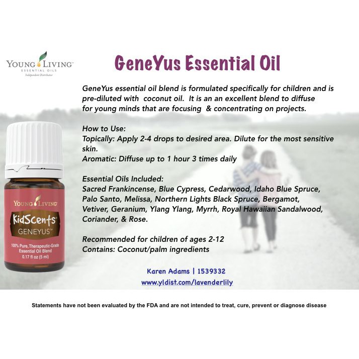 Max 60 OFF Young Living Essential Oil GeneYus www.vamana.ca