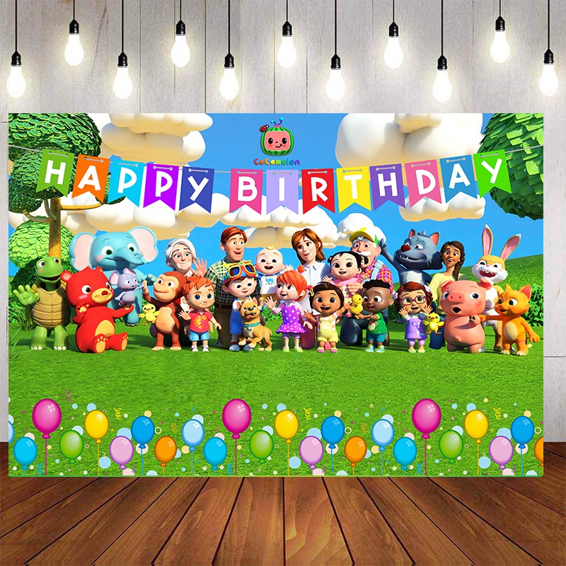 Family Backdrop For Children Birthday Background