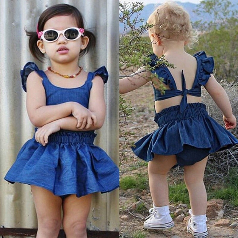 denim and tutu