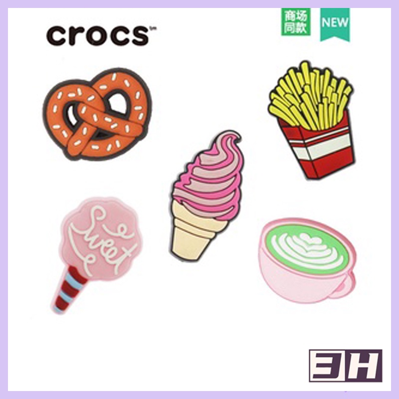 Food /Crocs jibbitz/High Quality jibbits/authentic/jibbitz set Shopee
