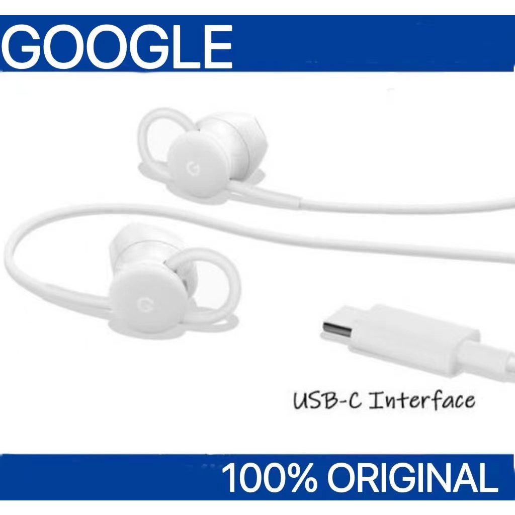 Original Google Earphone Google Earbuds Usb C Wired Digital Headset Type C For Pixel Phones