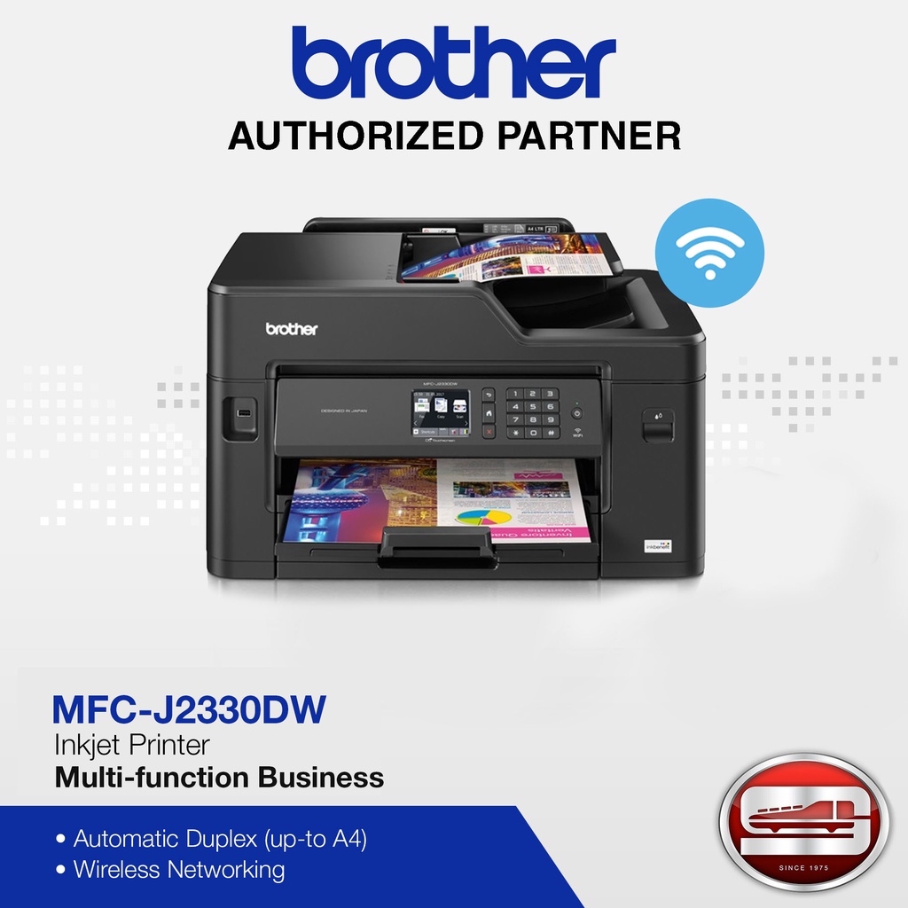Brother MFCJ2330DW Multifunction Business Inkjet Colour Printer