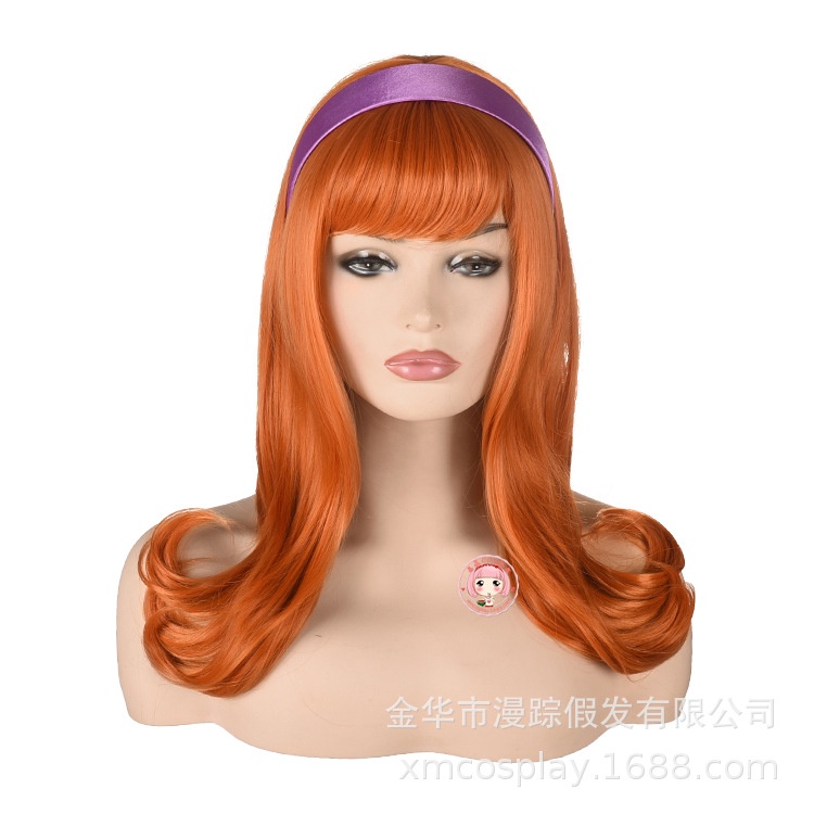 Cosplay wig anime custom Scooby Doo Scoob! Wig cosplay Velma Daphne