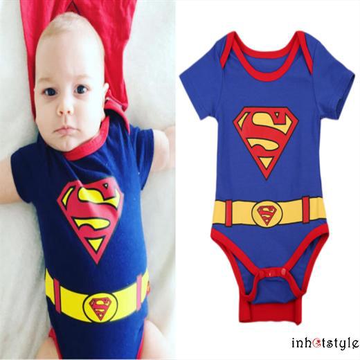 superman romper baby
