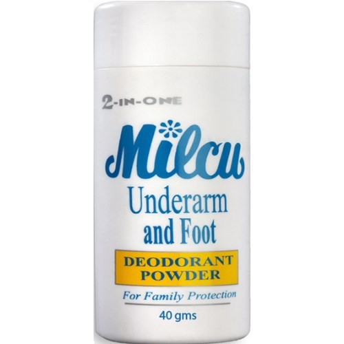 Milcu Underarm and Foot Deodorant Powder 40g and 80 g Shopee Philippines