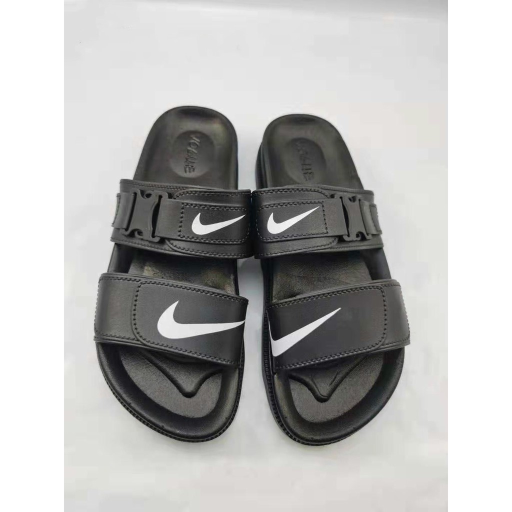 nike slippers two straps