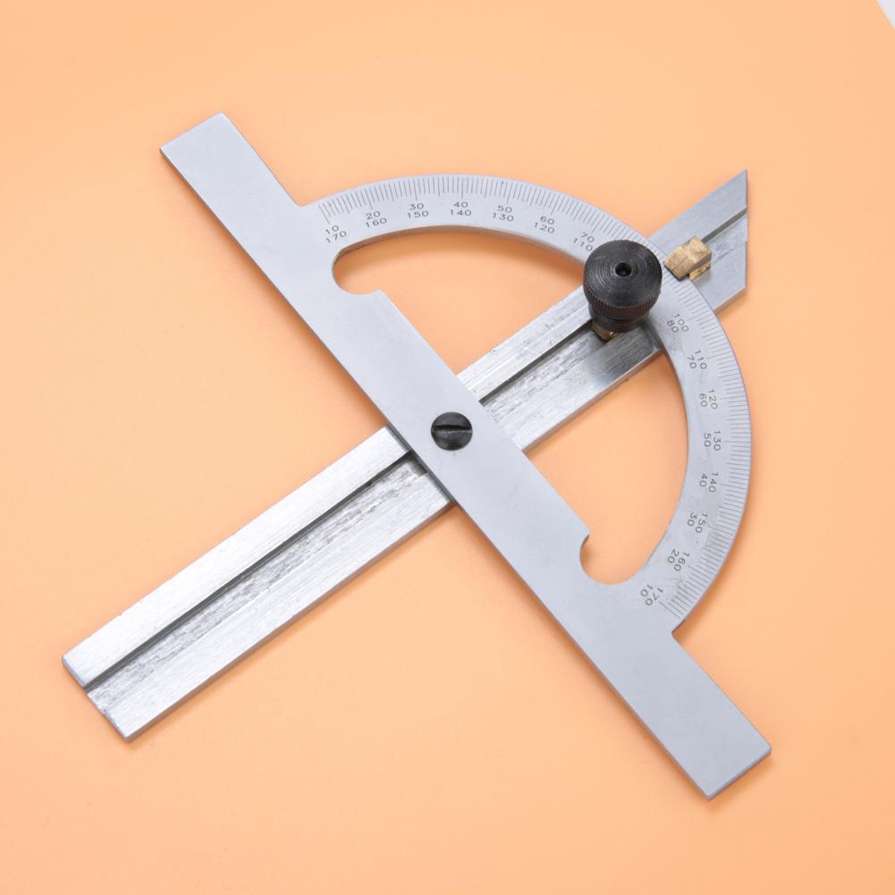Protractor Angle Ruler 100x150mm Carbon Steel Adjustable Angle Rulers Tool Measuring /& Gauging Tool