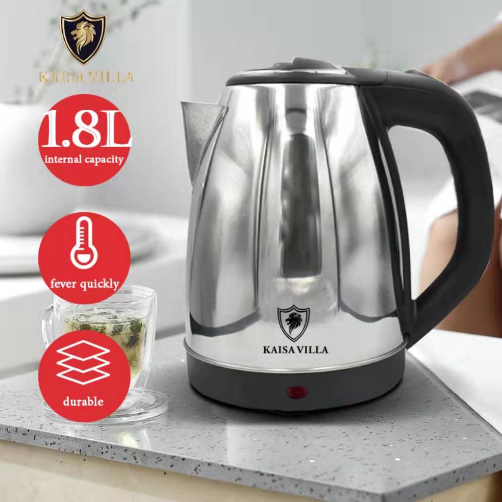 Kaisa Villa electric kettle 1.8L water heater kettle electric stainless