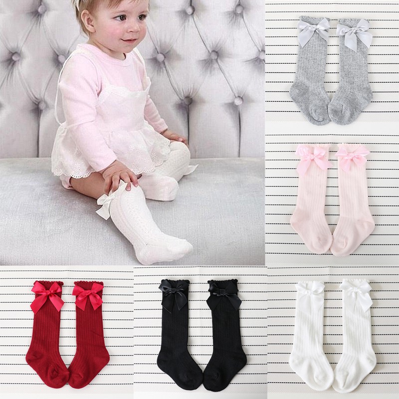 baby girl high knee socks