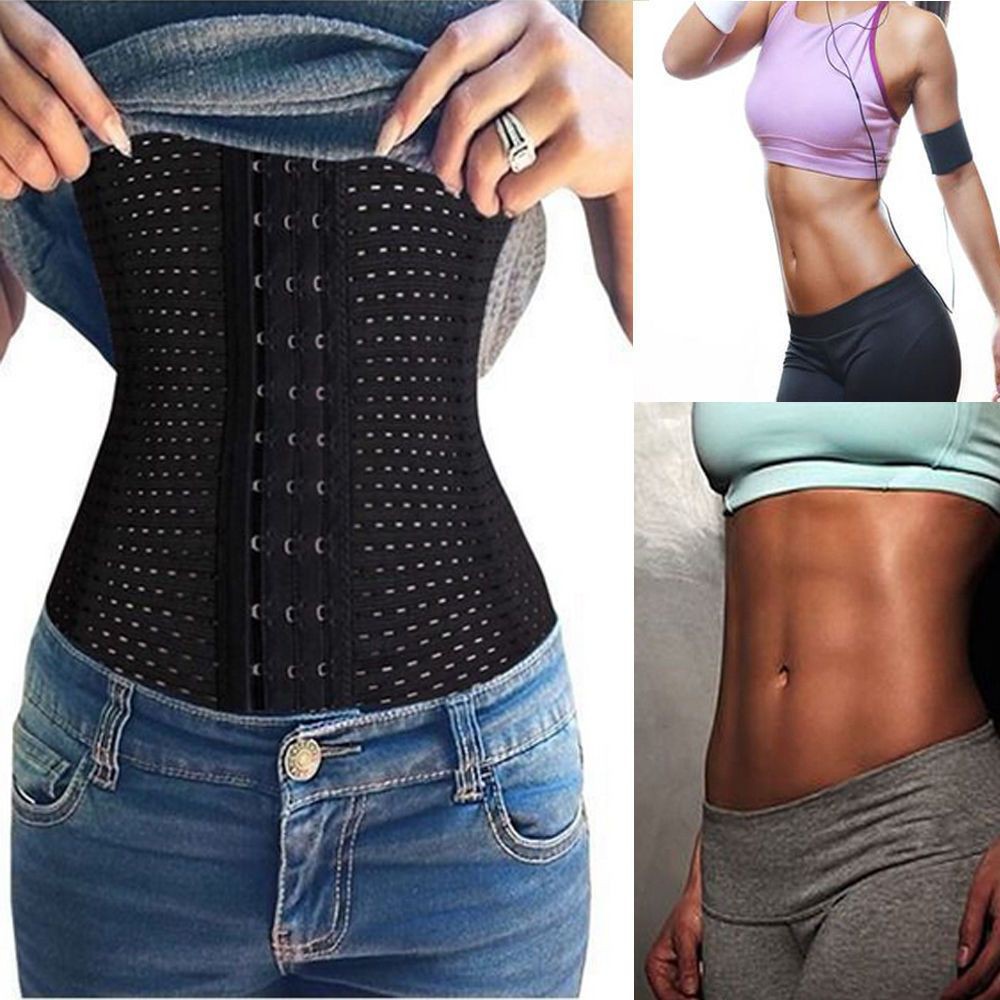 lp♥Postpartum Body Shaper Breathable Waist Trimmer Corset Shopee