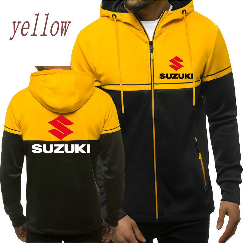 suzuki hoodie yellow