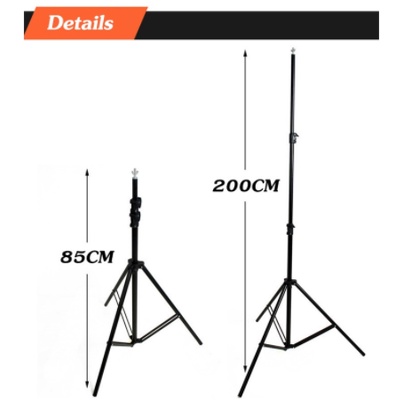 【COD】200cm x 200cm /6ft. x 6ft Heavy Duty Background Stand Backdrop Support System Kit with Carry #5