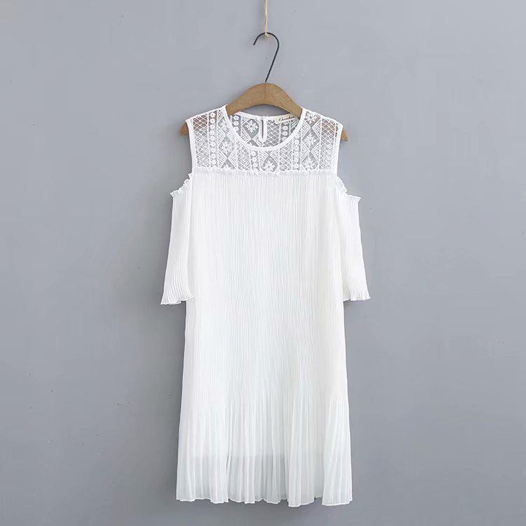 plus size white mini dress