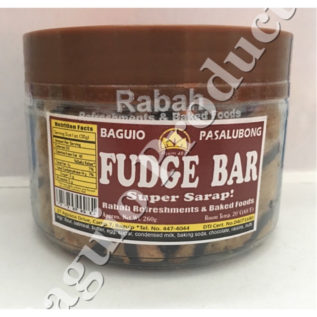 Baguio Pasalubong Fudge Bar Shopee Philippines