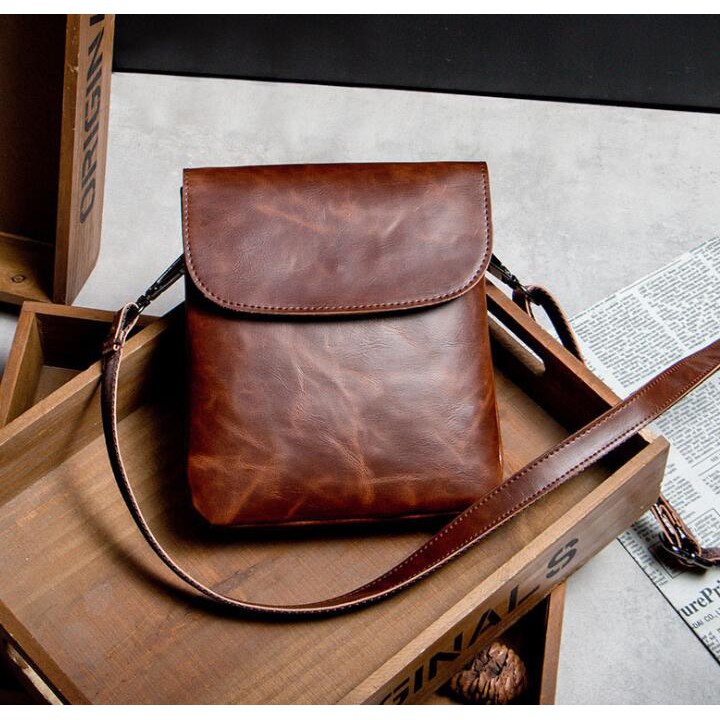 mens leather over the shoulder bags