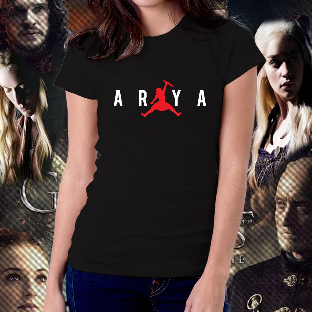 arya stark michael jordan shirt