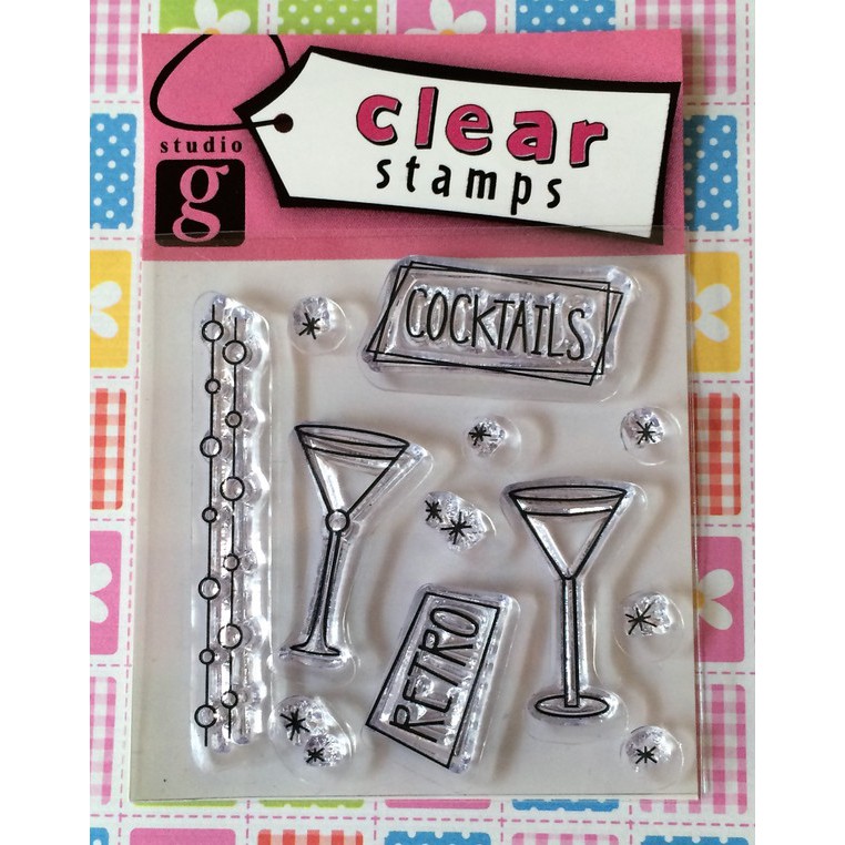 Studio G clear stamps Cocktails Shopee Philippines