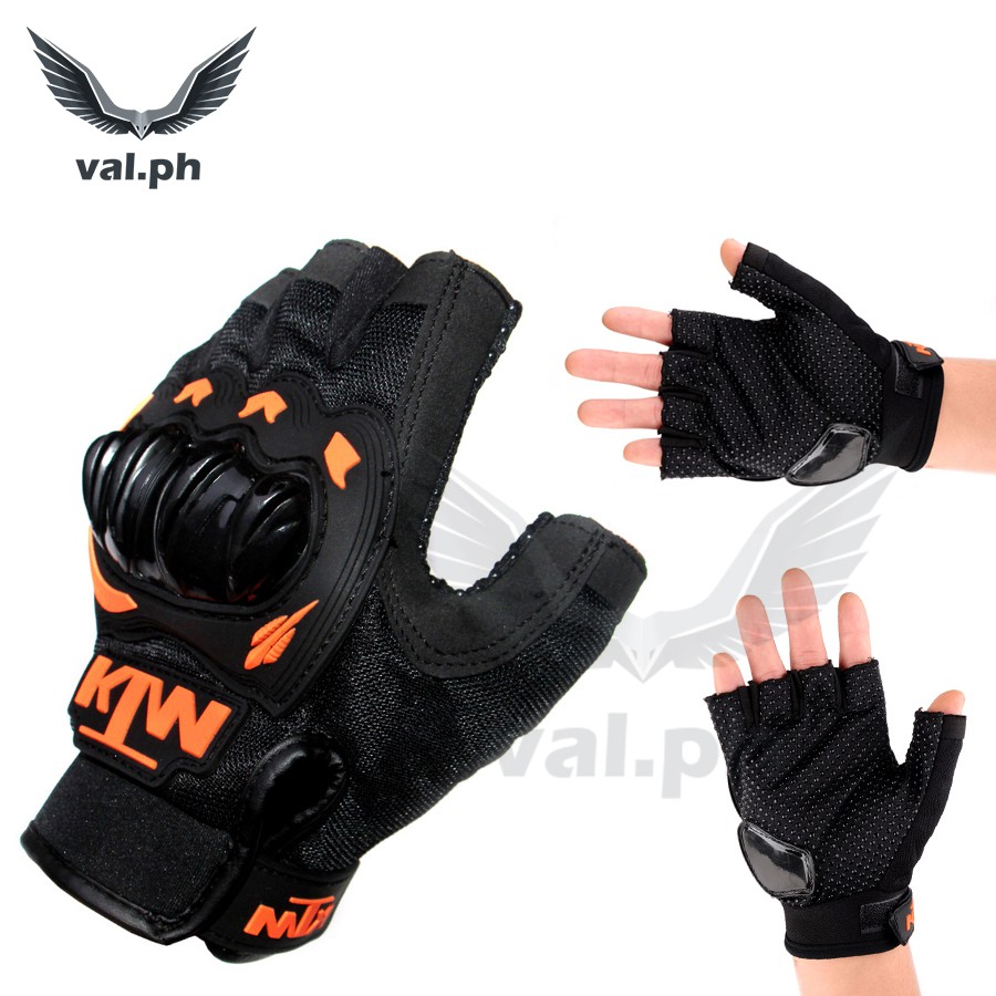 half motorcycle gloves