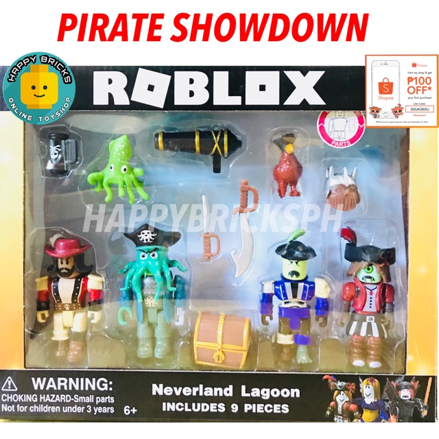 Roblox Pirate Showdown 4 Toy Figures Shopee Philippines - roblox pirate toy